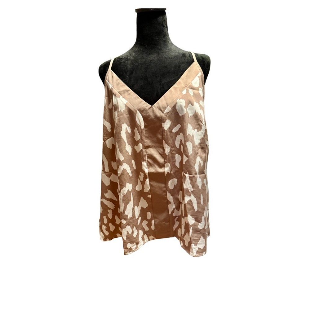Leopard Print V-Neck Women's Top